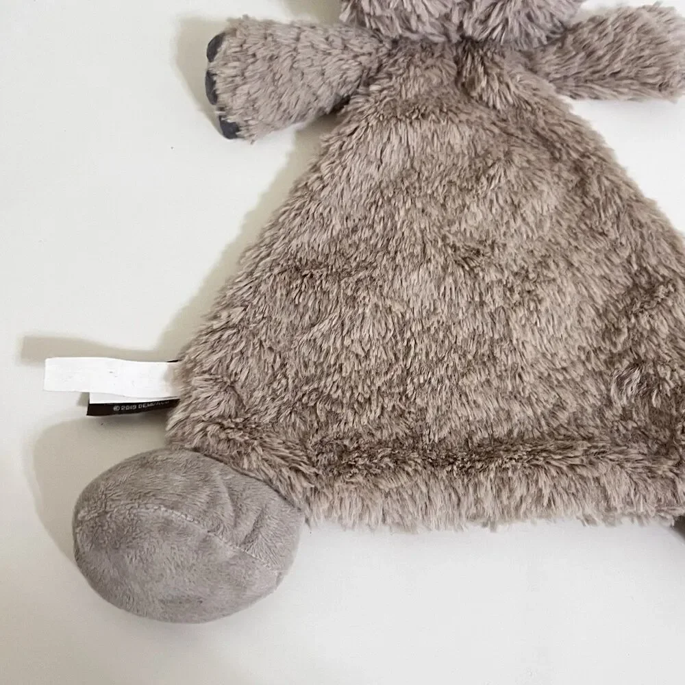 Demdaco Sloth Flat Security Blanket Rattle Lovey Lovie Plush 2019